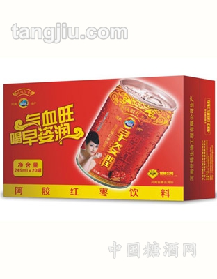 阿膠紅棗飲料早姿潤(rùn)245ml