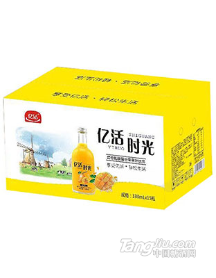 億活-億活時光-芒果果汁飲品-箱裝-330MLx15瓶