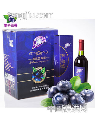 蒂藍(lán)藍(lán)莓酒750ml