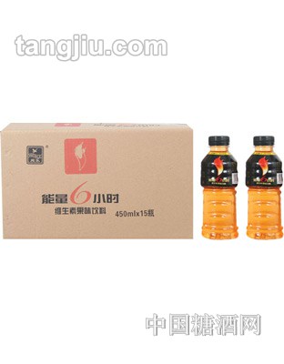 能量6小時維生素果味飲料450ml