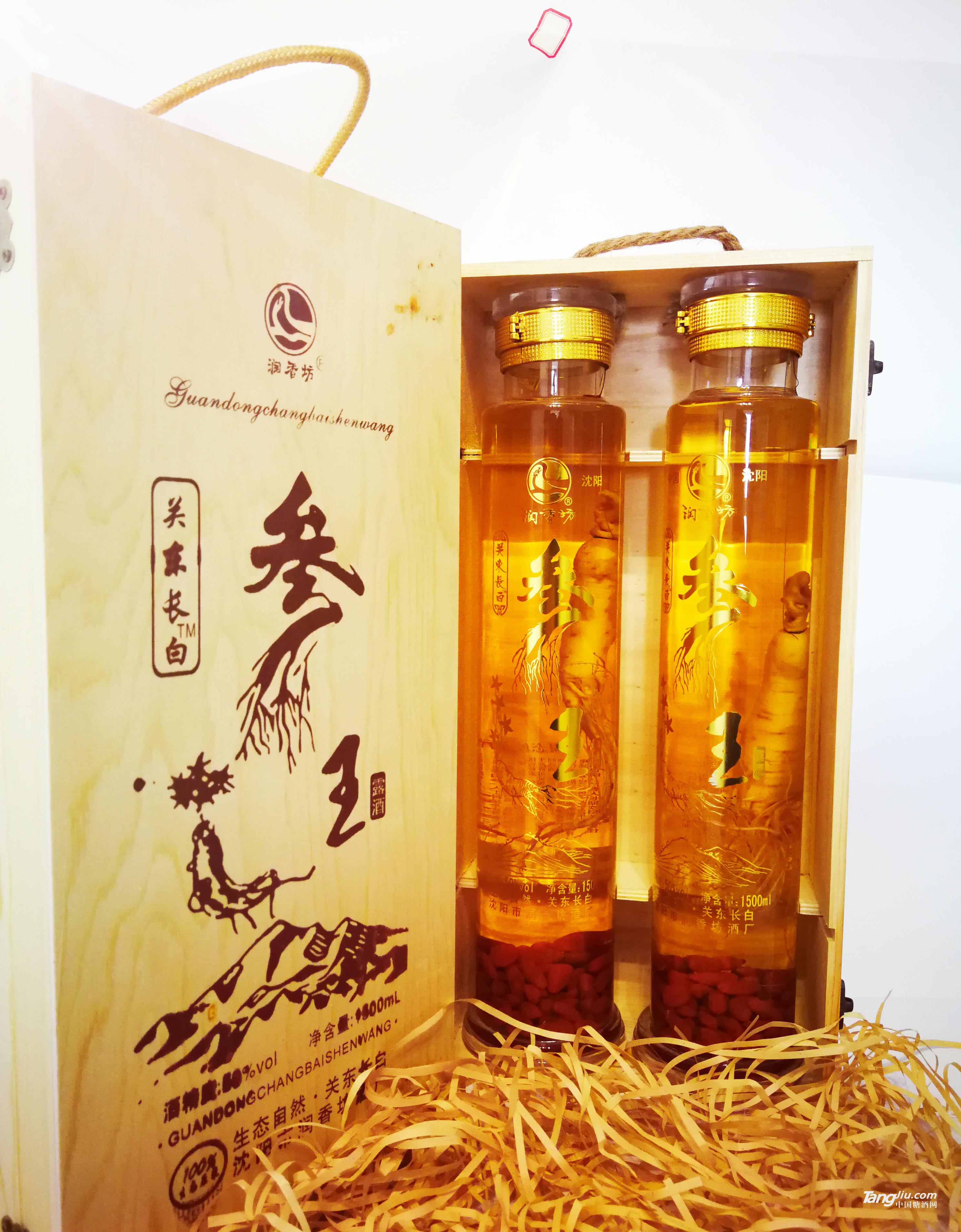 潤香坊關東長白50度參王露酒-500ml