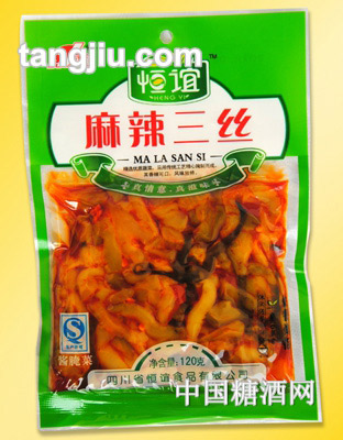 恒誼新麻辣三絲120g