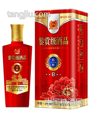 瀘州老窖鑒賞級(jí)酒品陳釀8（紅瓶）-金品源酒業(yè)