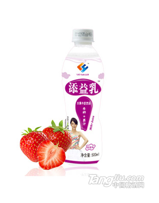 添益乳草莓500ml