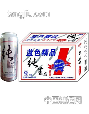 純生態(tài)啤酒罐裝500ml*24罐