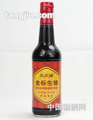 天天順金標生抽醬油430ml