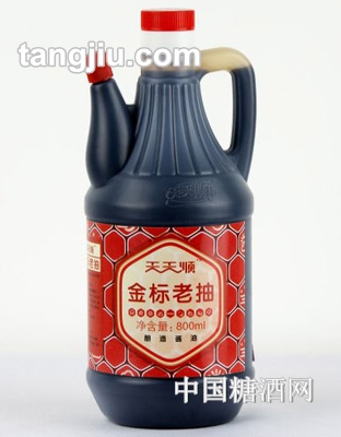 天天順金標(biāo)老抽醬油大瓶800ml