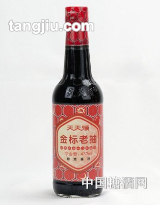 天天順金標(biāo)老抽醬油430ml