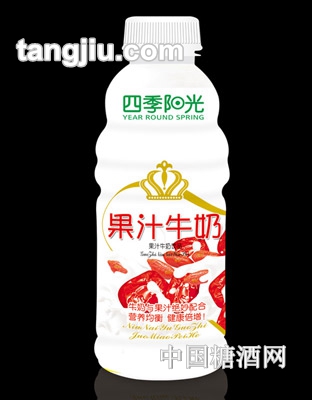 四季陽光果汁+牛奶360ml