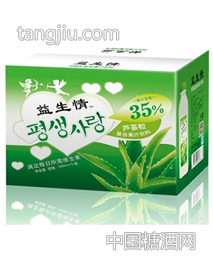 益生情蘆薈粒復(fù)合果汁飲料500mlx15瓶