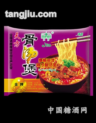 天方骨湯煲爆椒油潑辣子酸湯面82g