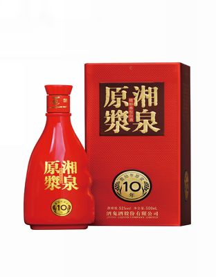 酒鬼系列湘泉原漿10年