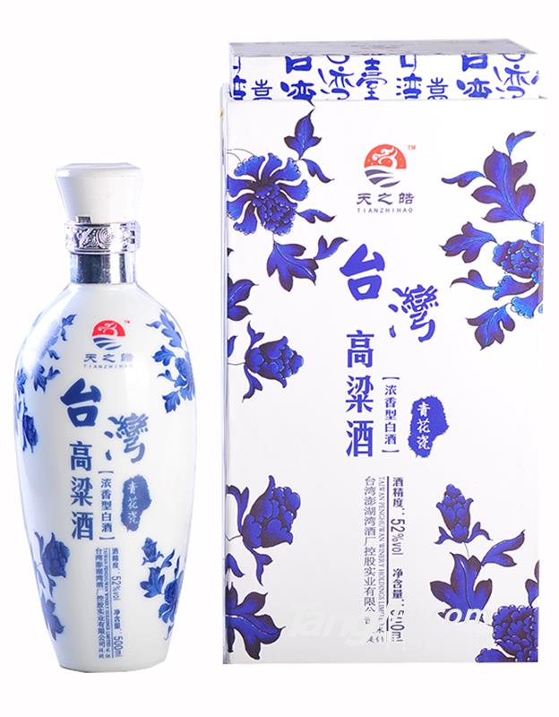 臺(tái)灣高粱酒-典雅青花瓷52度500ml