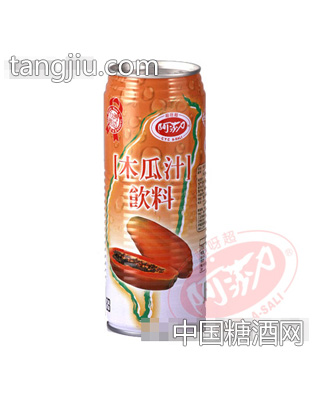 阿莎力臺(tái)灣水果飲料木瓜汁500ml