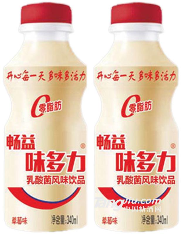 暢益味多力 乳酸菌風(fēng)味乳品草莓味340ML