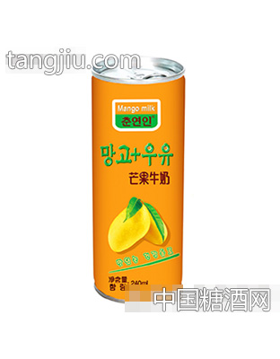 芒果牛奶易拉罐240ml