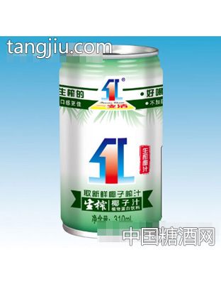 一支清生榨椰子汁310ml