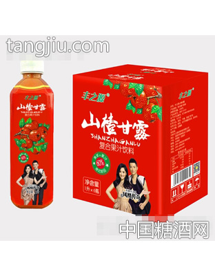 豐之源山楂甘露果汁飲料1Lx6瓶