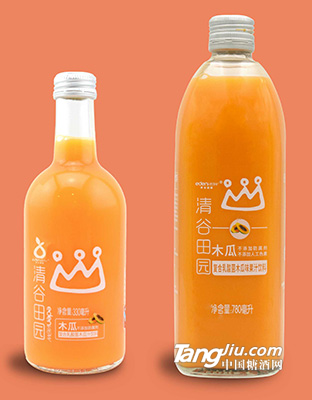 清谷田園-50%復(fù)合乳酸菌木瓜汁飲料-780、330ml