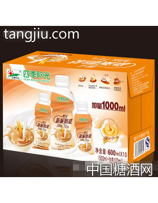 600ml×10瓶四季陽(yáng)光歐式新派奶茶