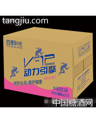 600ml×15瓶四季陽(yáng)光動(dòng)力引擎維生素飲料（水