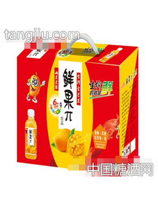 鮮果π生榨芒果汁飲料500mlx8瓶