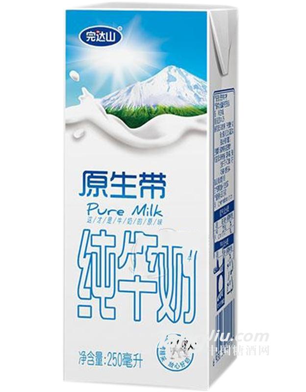 完達山原生帶純牛奶250ml