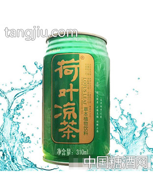 樂(lè)士山荷葉涼茶鐵罐310ml