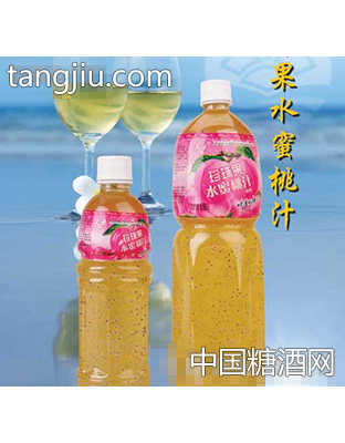 長力珍珠果水蜜桃汁飲料