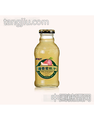 金蘋果清香蜜桃汁410ml