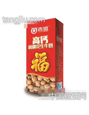 吉遠(yuǎn)高鈣核桃花生牛奶250ml