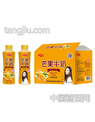 五星航班芒果牛奶乳味飲料500mlx15瓶