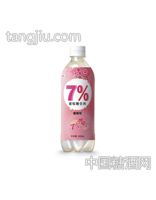 7%葡萄糖碳酸500ml蜜桃