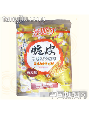 脆皮雙色雙味軟球燕麥味320克