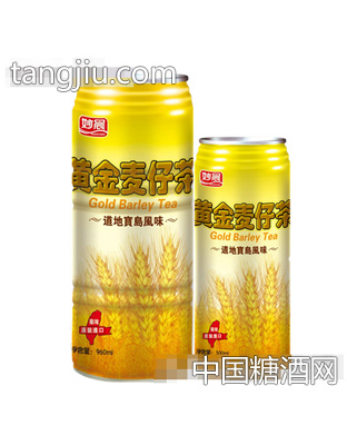 妙晨黃金麥仔茶500ml