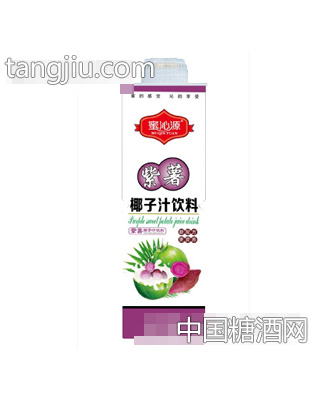 蜜沁源紫薯椰子汁飲料1L