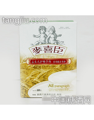 麥喜臣金胚活芽益生元護(hù)腸多維米粉