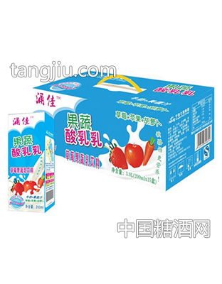 利樂(lè)磚果蔬酸乳乳飲品200mlx15