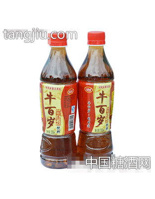 牛百歲檸檬茶味飲料550ml