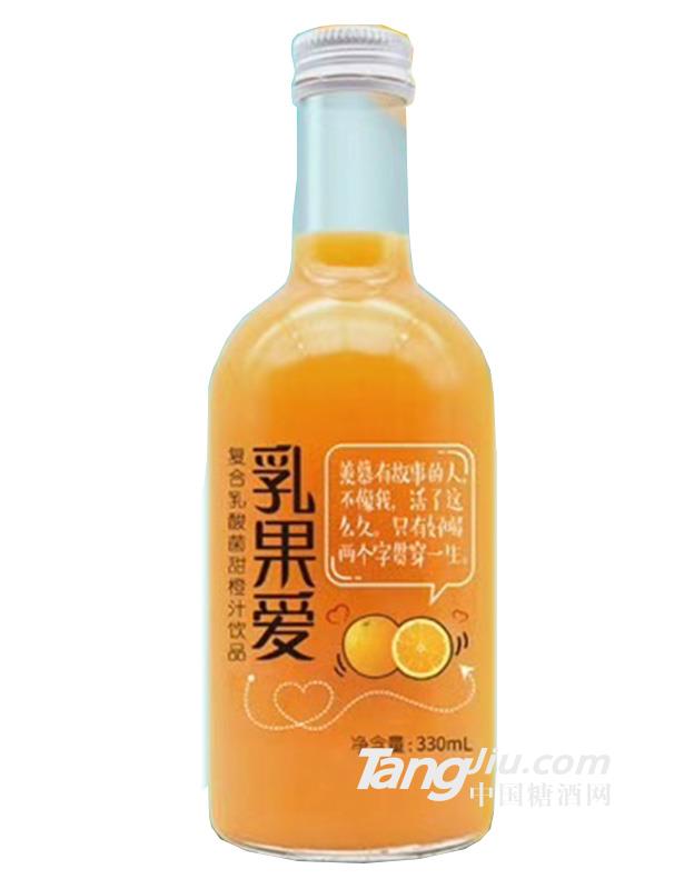 乳果愛符合乳酸菌飲品甜橙汁330ml