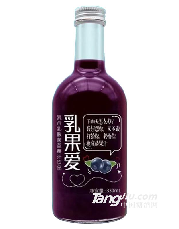 乳果愛符合乳酸菌飲品藍莓汁330ml