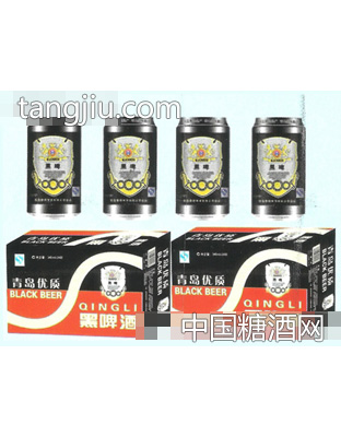 青島優(yōu)質(zhì)黑啤酒易拉罐裝320ml