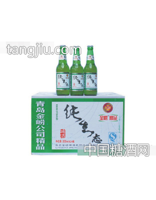 青島全嶗純生態(tài)啤酒300MLx24瓶