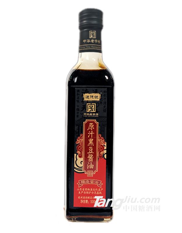 原汁黑豆醬油500ml