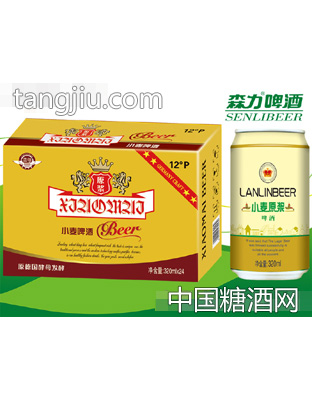 藍(lán)羽原漿小麥啤酒320mlX24罐