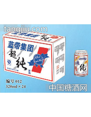 藍(lán)帶超純啤酒320ml×24