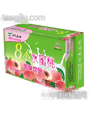 250MLX24盒8個水蜜桃乳味飲品