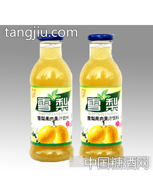 小白蘭雪梨果肉果汁飲料460ml