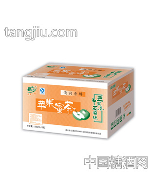 小花牛蘋果蜜茶500ml×15瓶