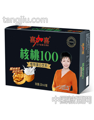 喜加喜核桃100植物蛋白飲料240mlx20罐